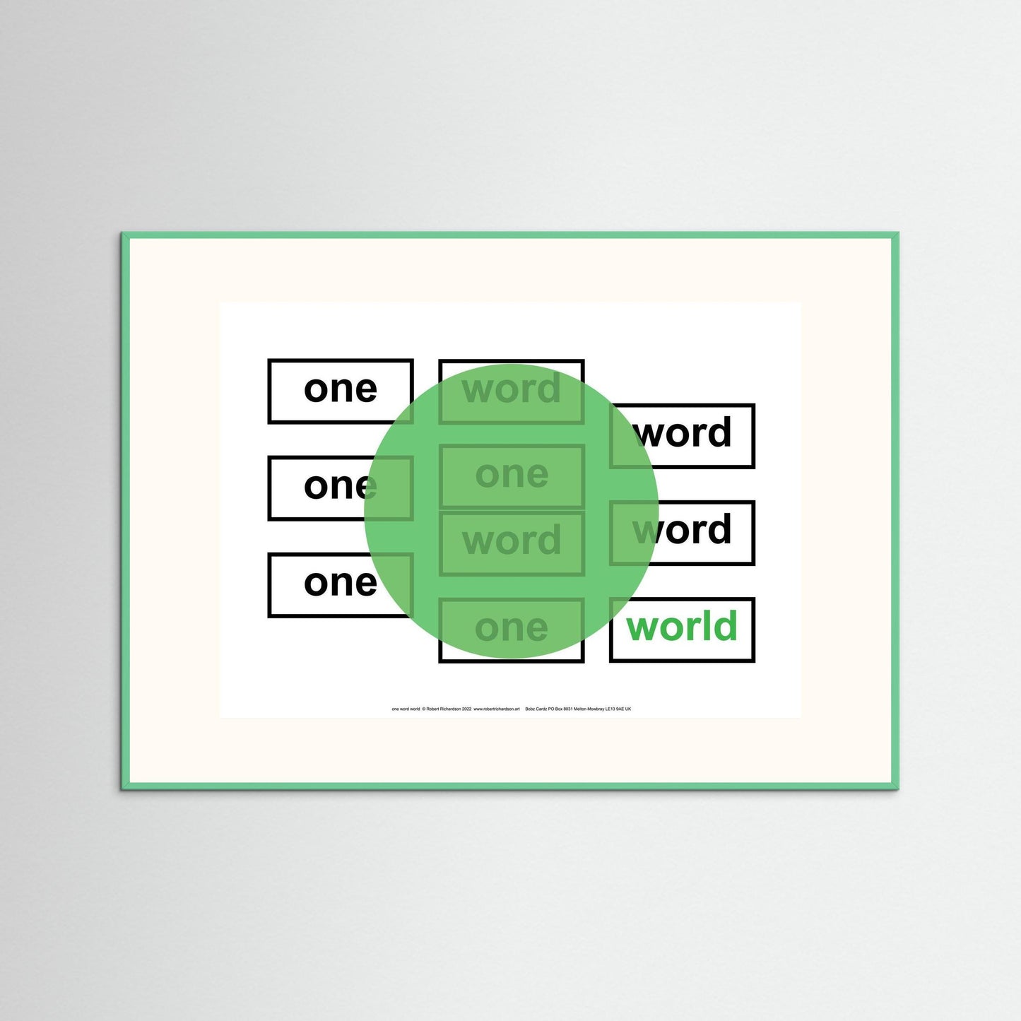 one word world