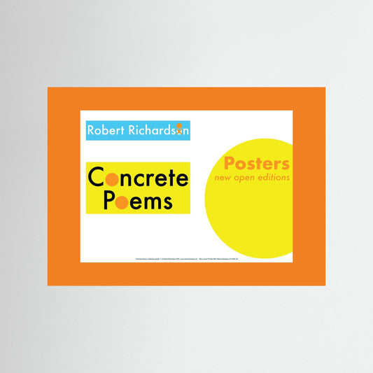 Concrete Poems: exhibition graphic 1