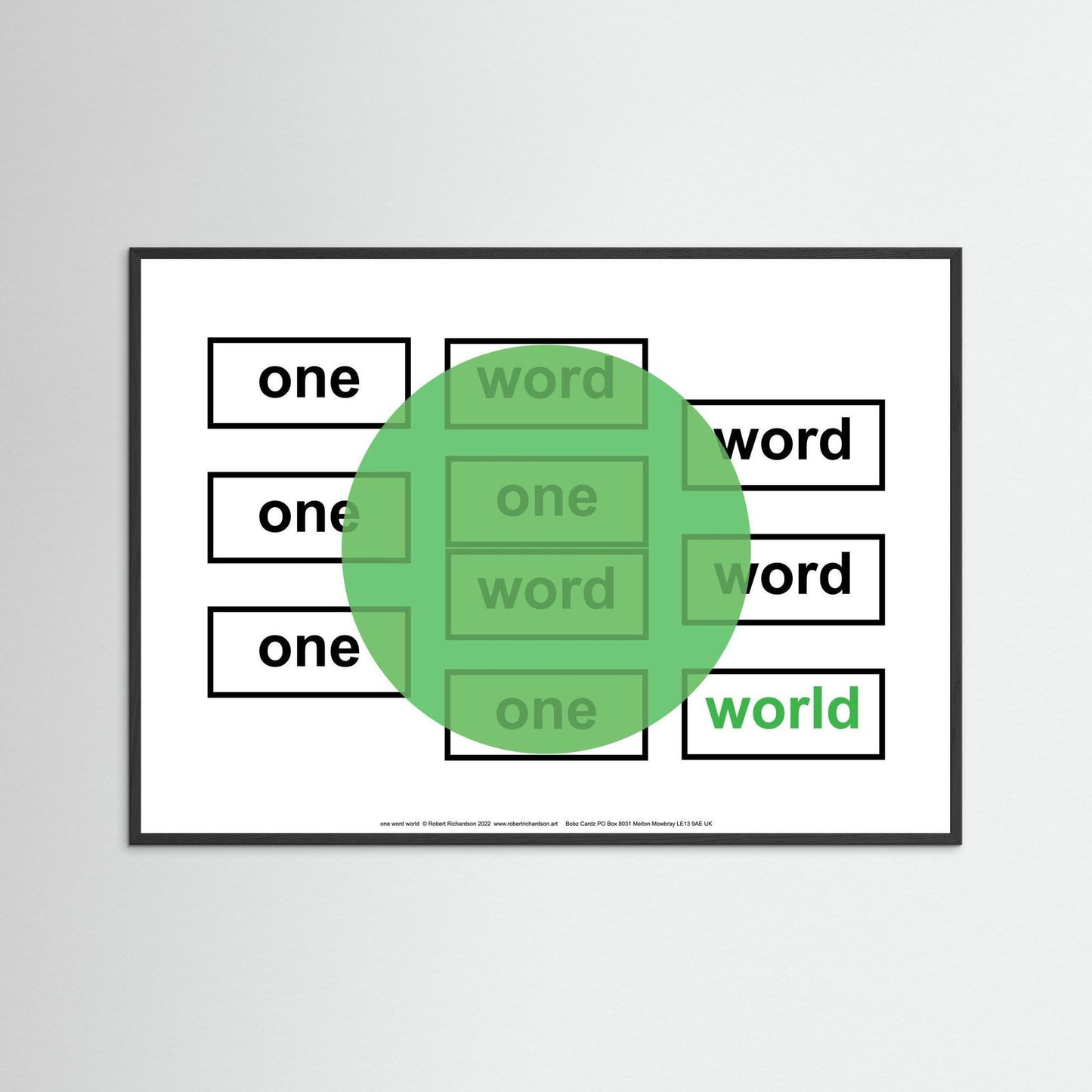 one word world