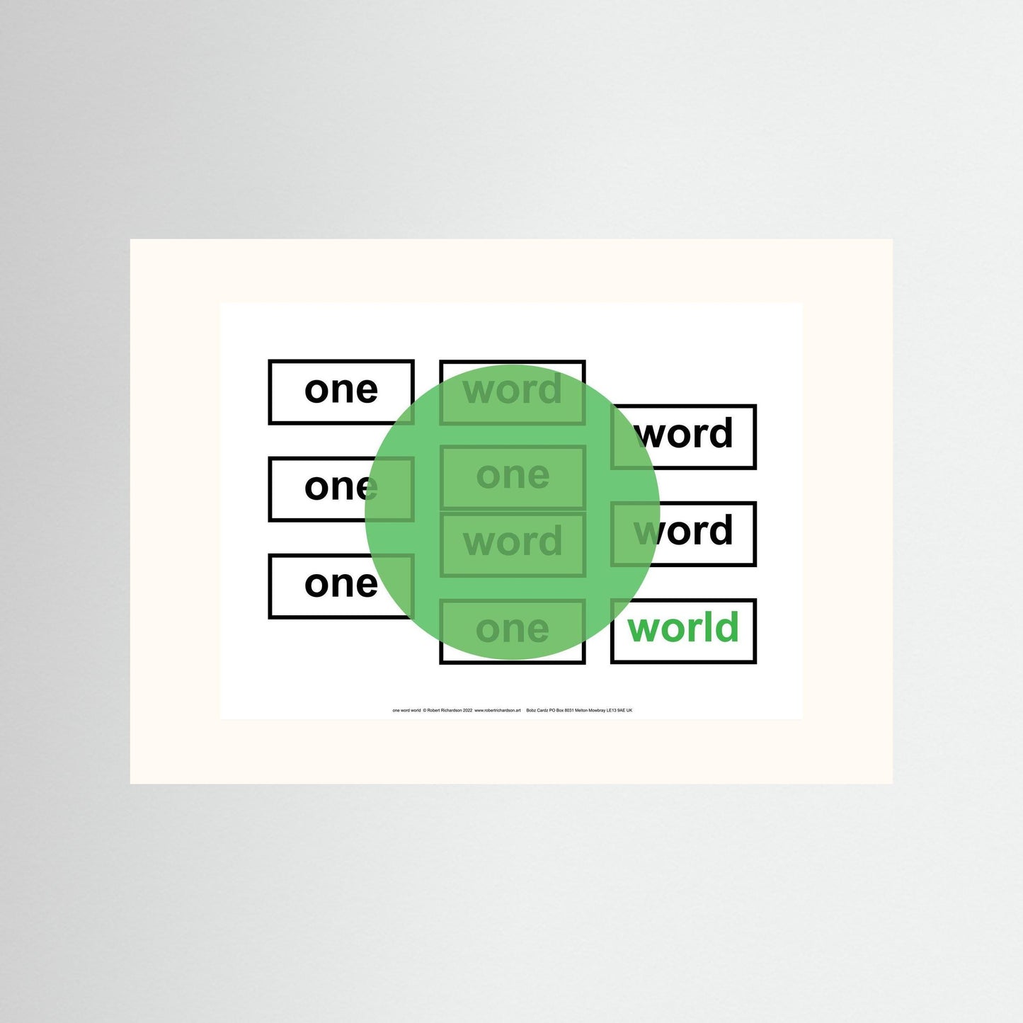 one word world