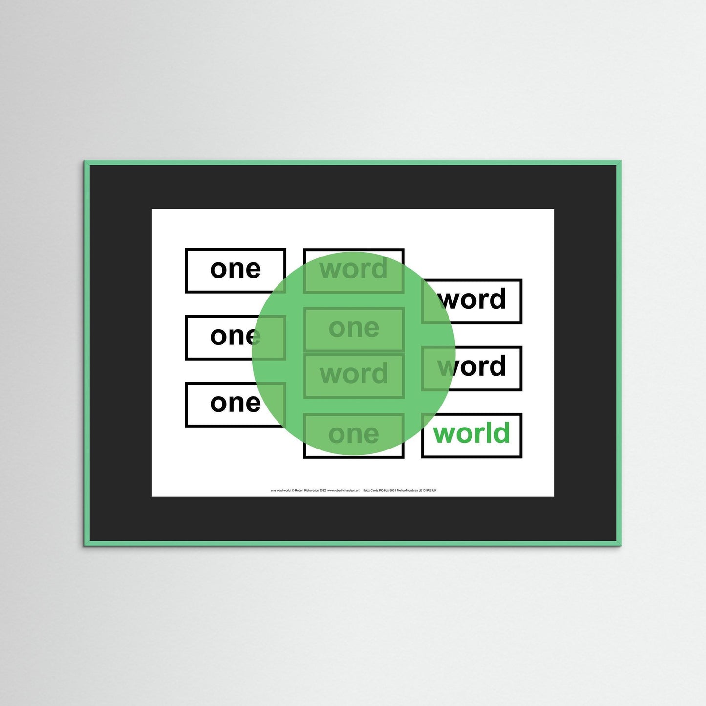 one word world