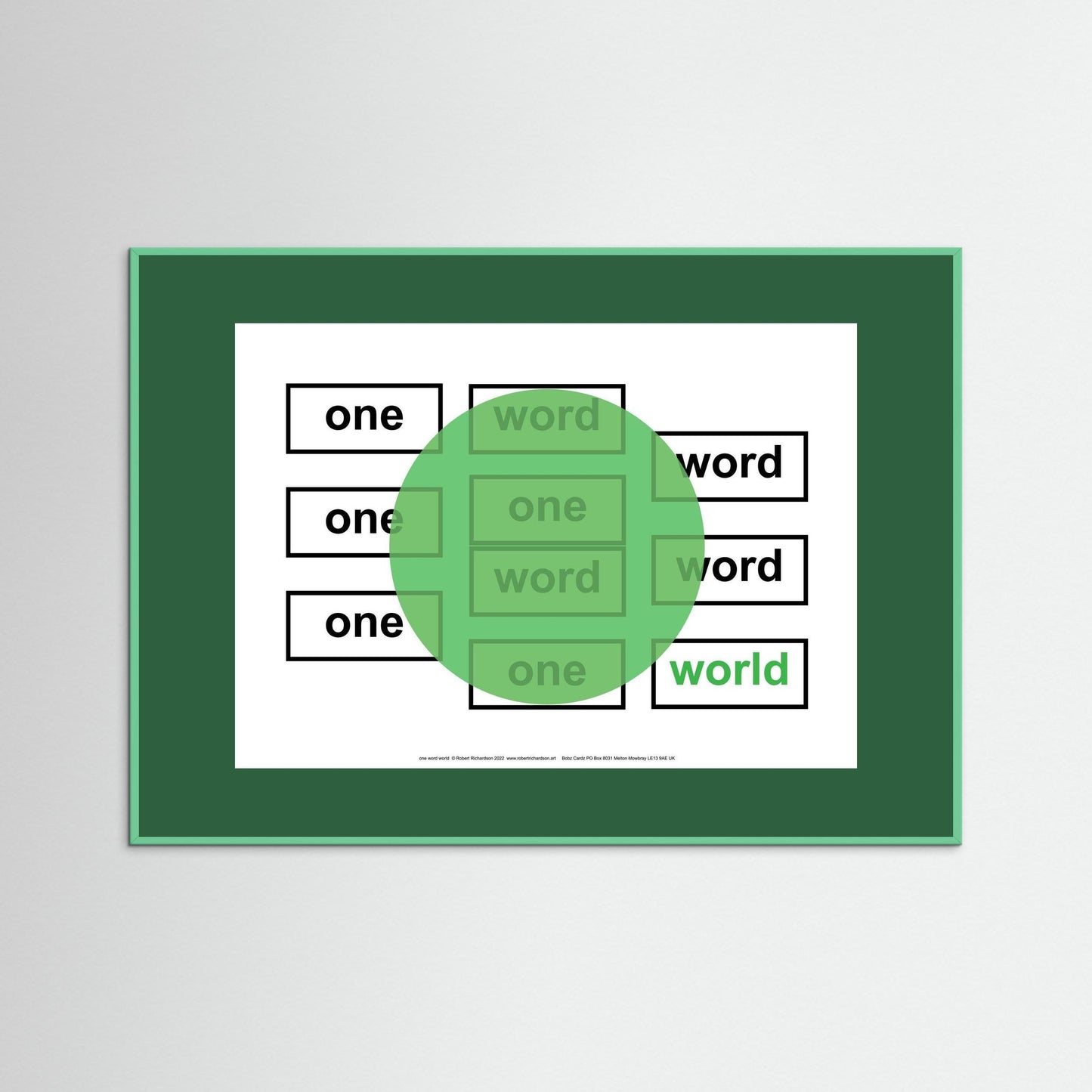 one word world