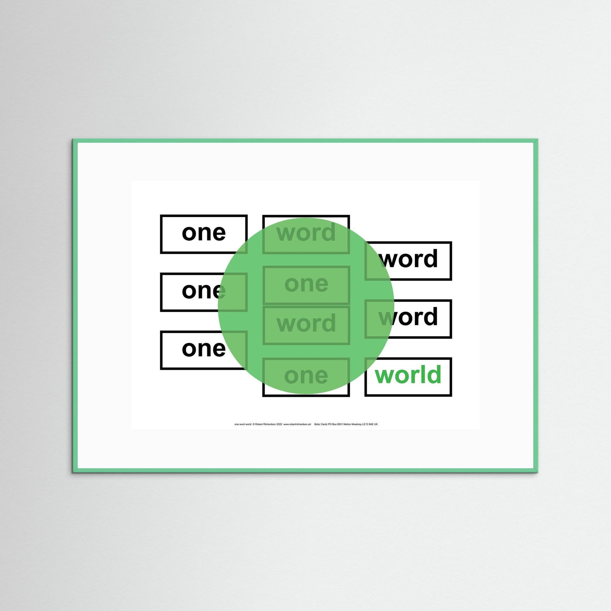 one word world