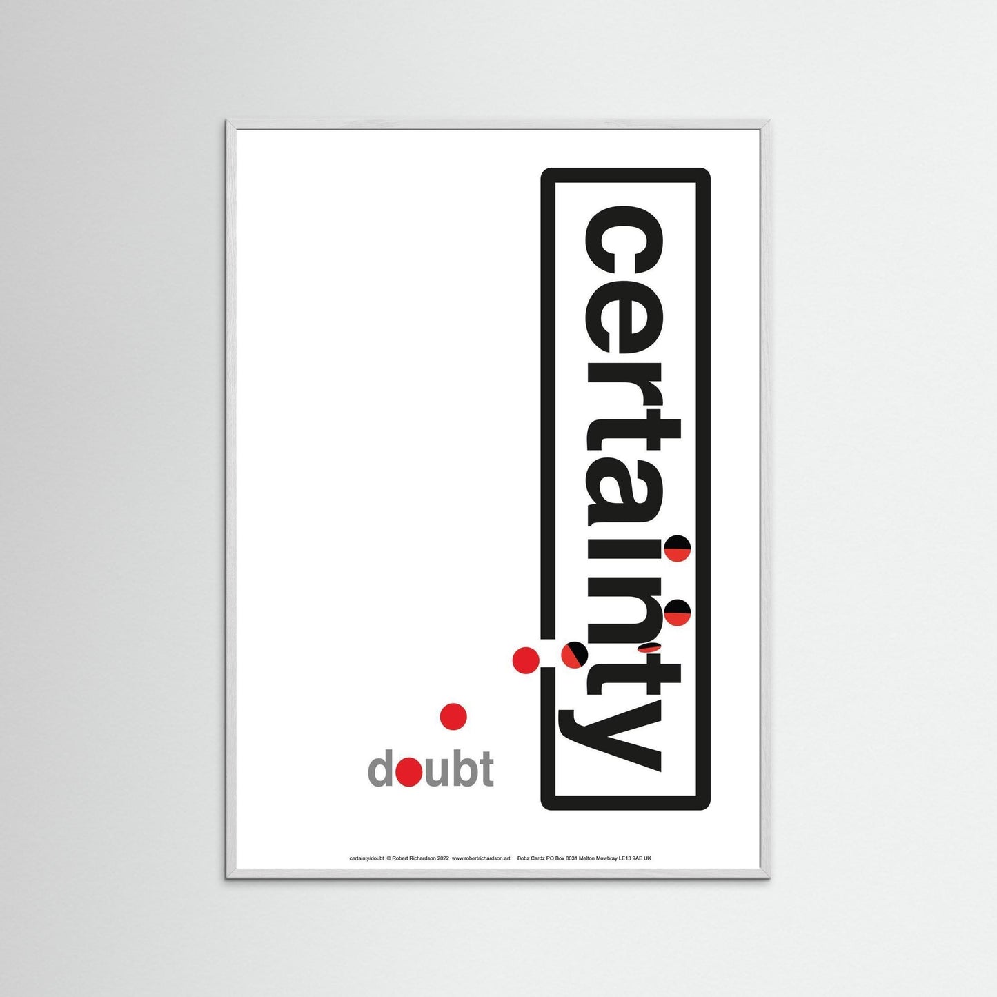 certainty/doubt