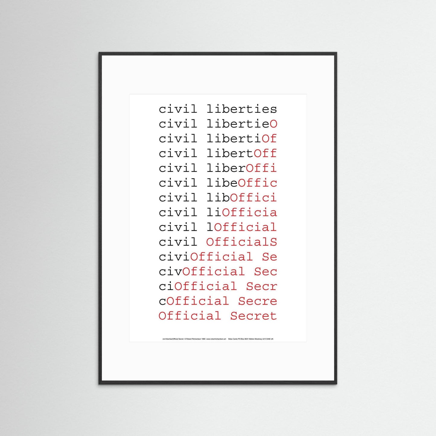 civil liberties/Official Secret