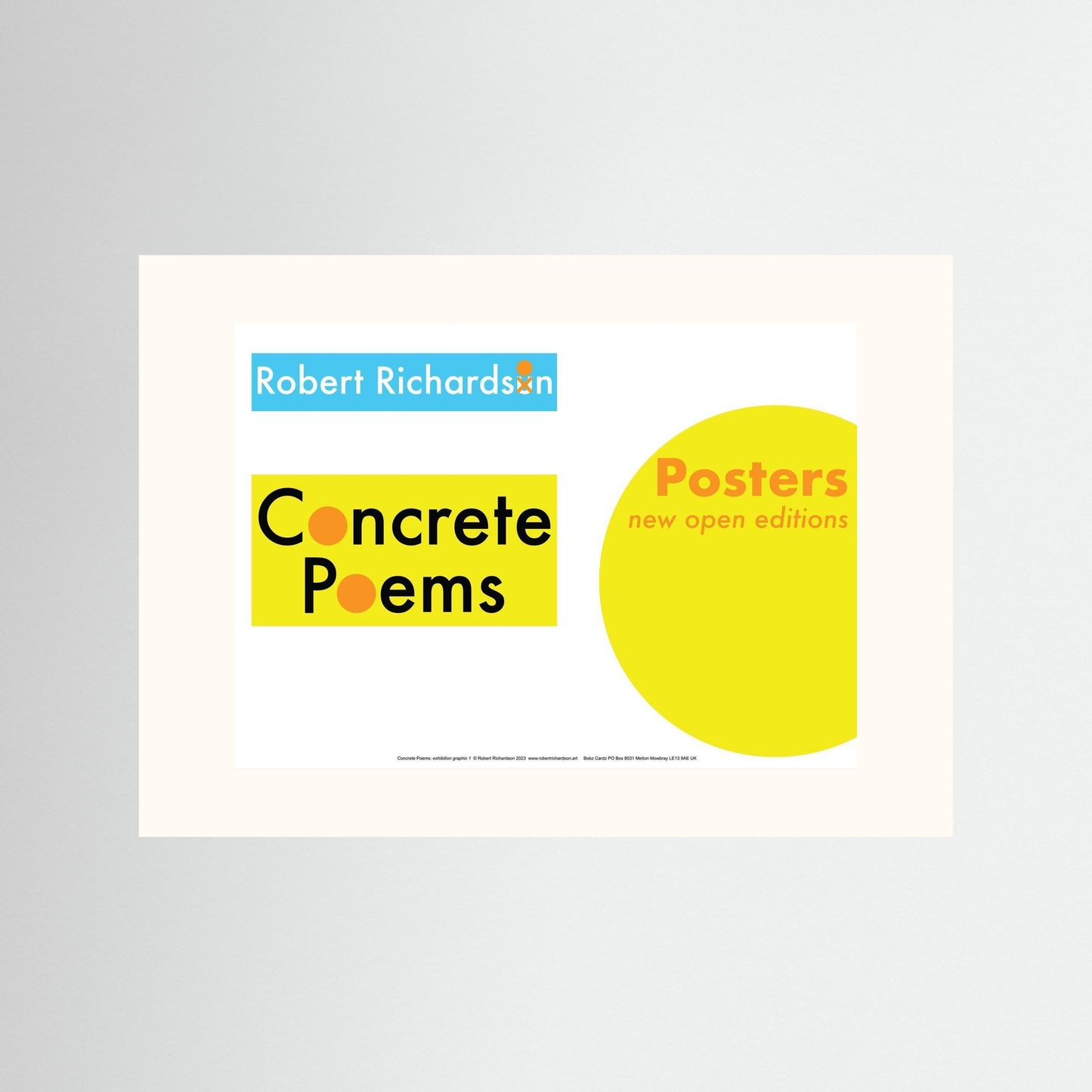 Concrete Poems: exhibition graphic 1