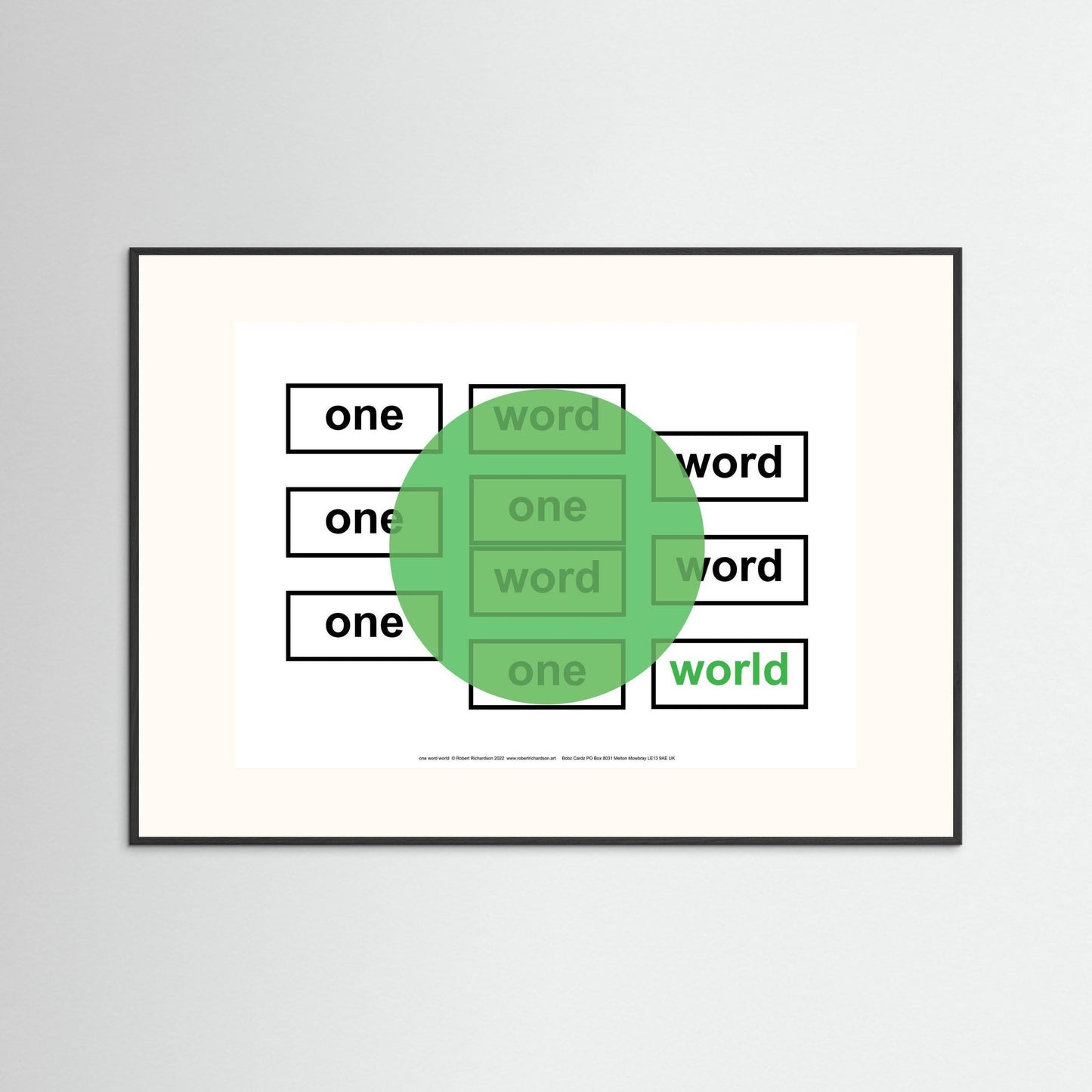 one word world