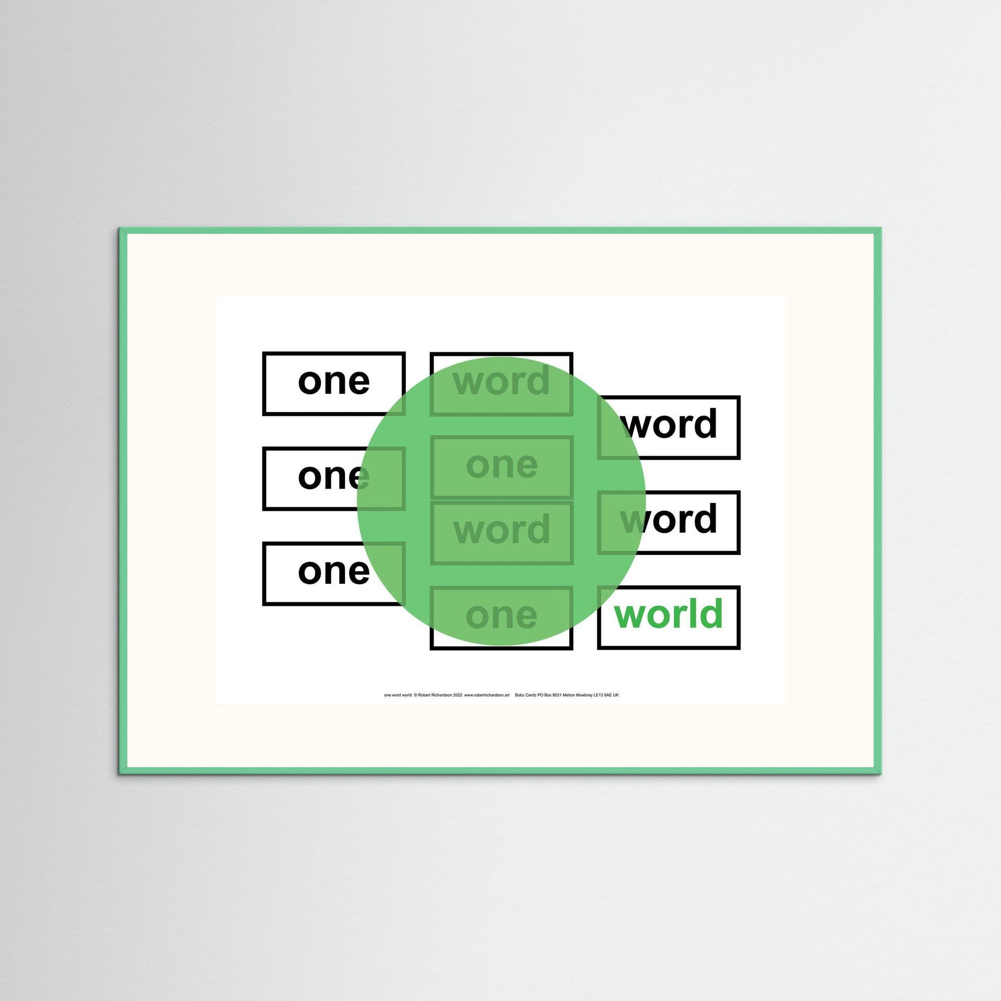 one word world