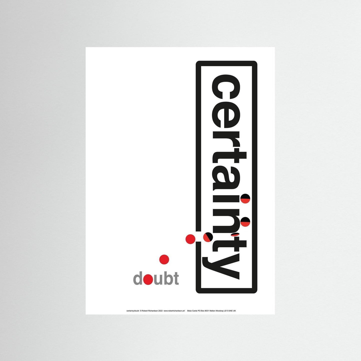 certainty/doubt