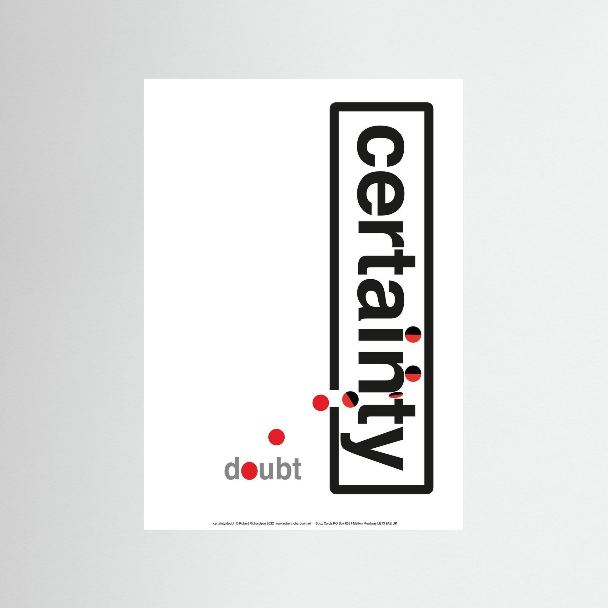 certainty/doubt