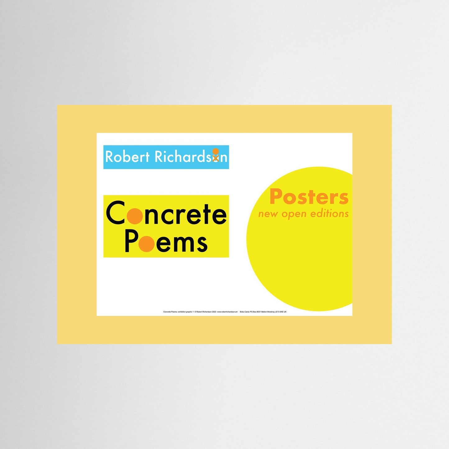 Concrete Poems: exhibition graphic 1