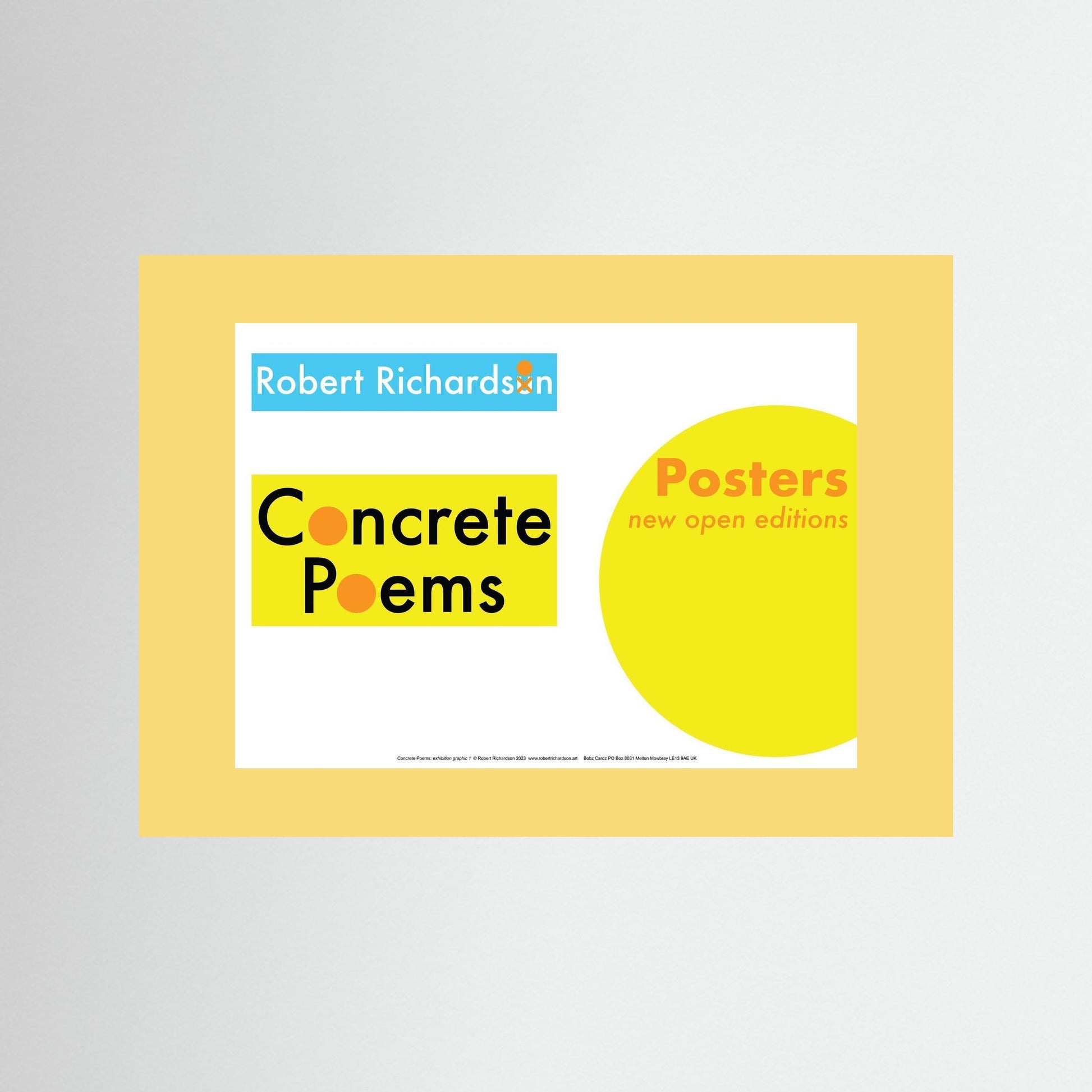 Concrete Poems: exhibition graphic 1