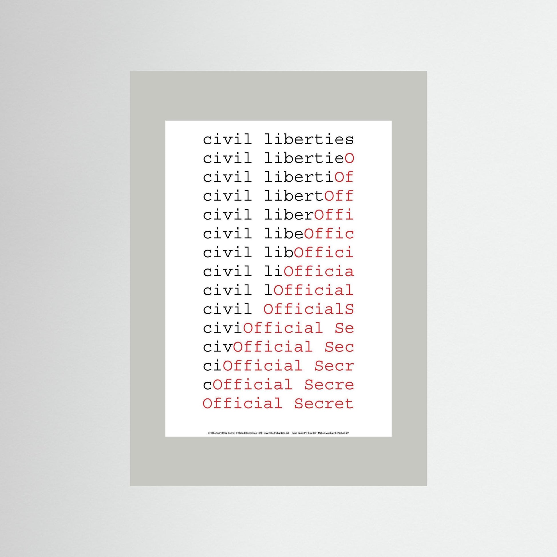 civil liberties/Official Secret