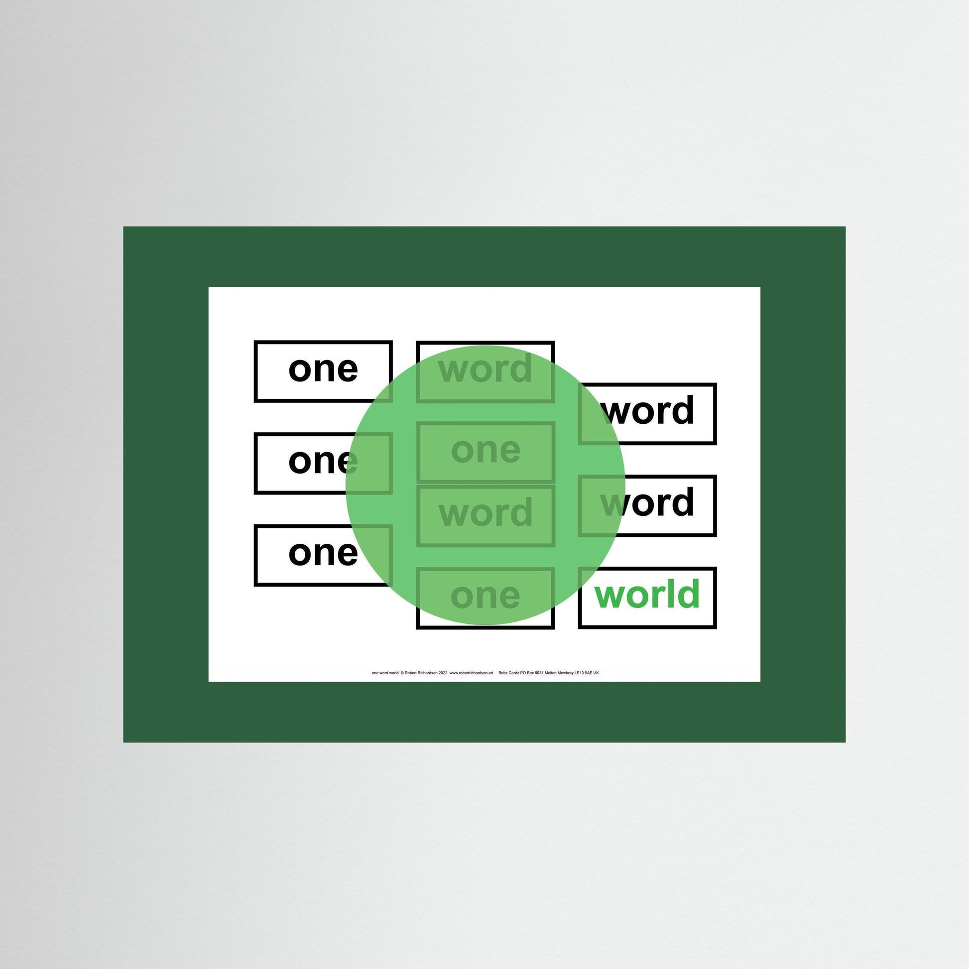 one word world