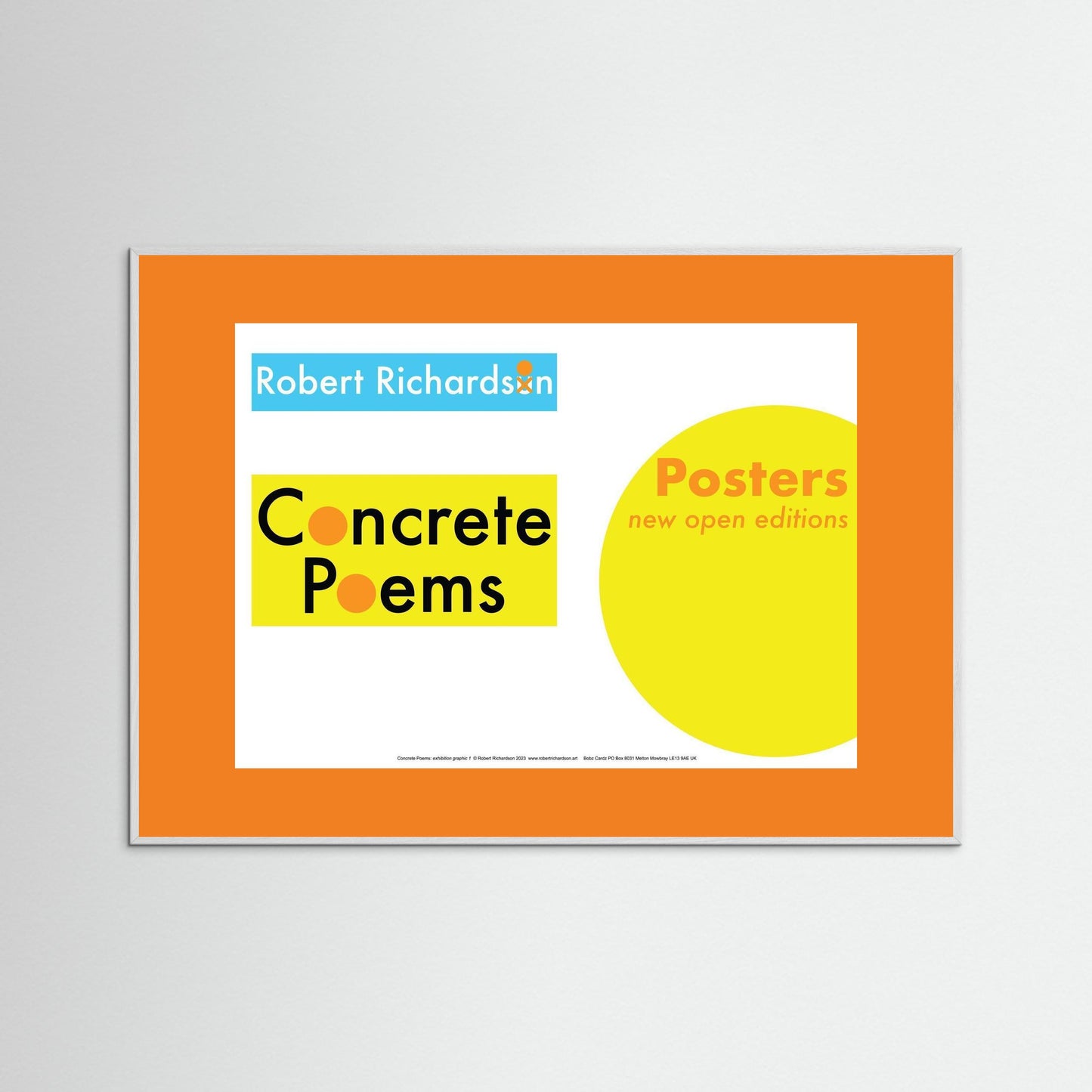 Concrete Poems: exhibition graphic 1