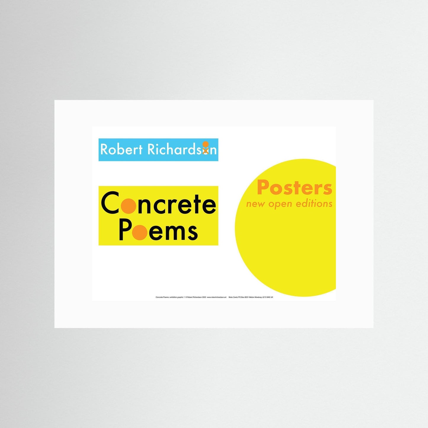 Concrete Poems: exhibition graphic 1