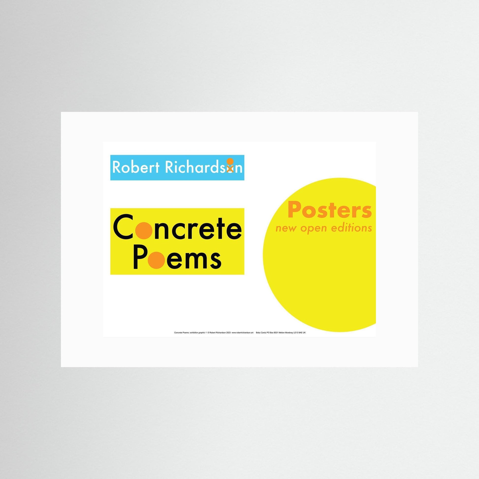 Concrete Poems: exhibition graphic 1