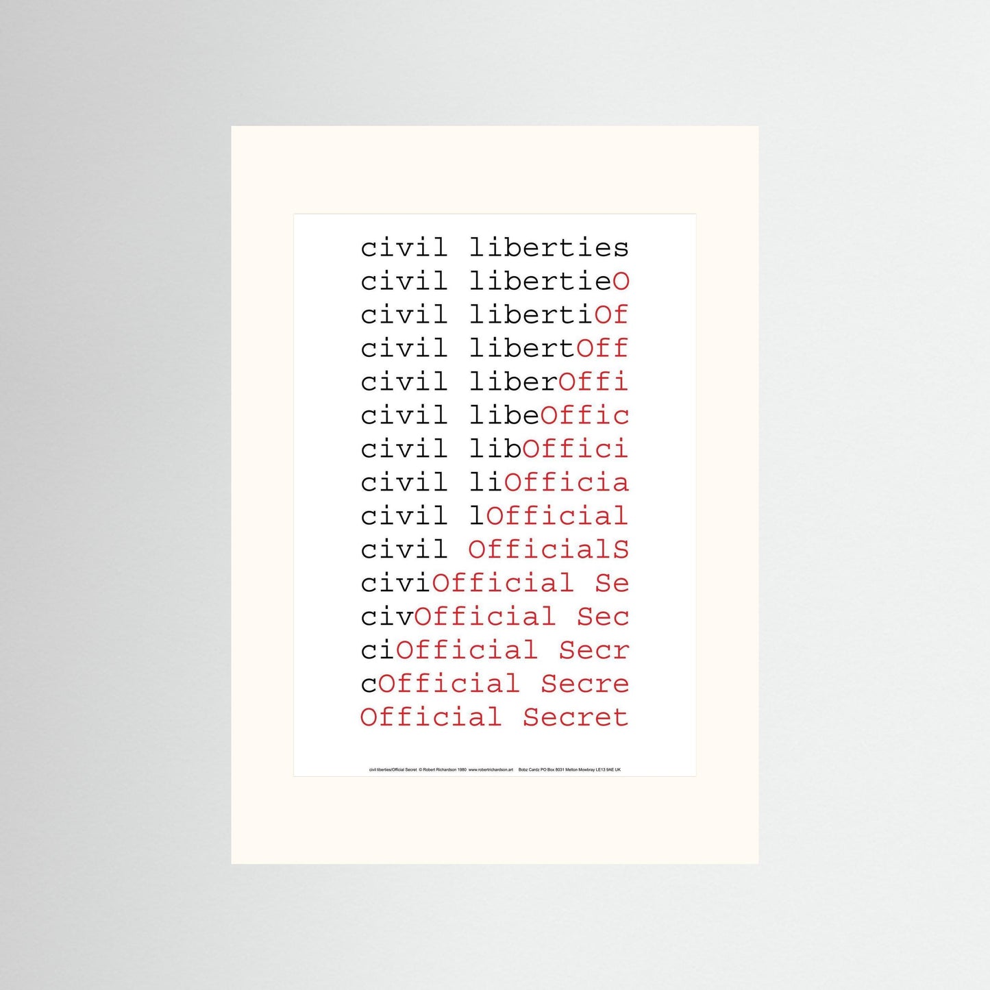 civil liberties/Official Secret