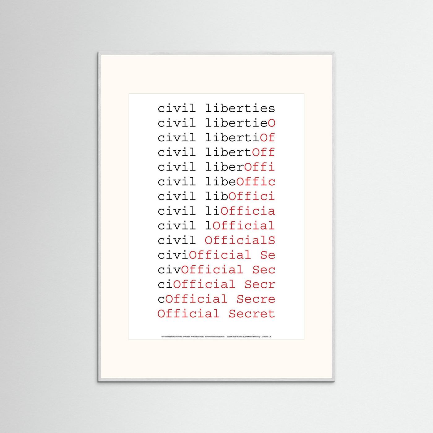 civil liberties/Official Secret