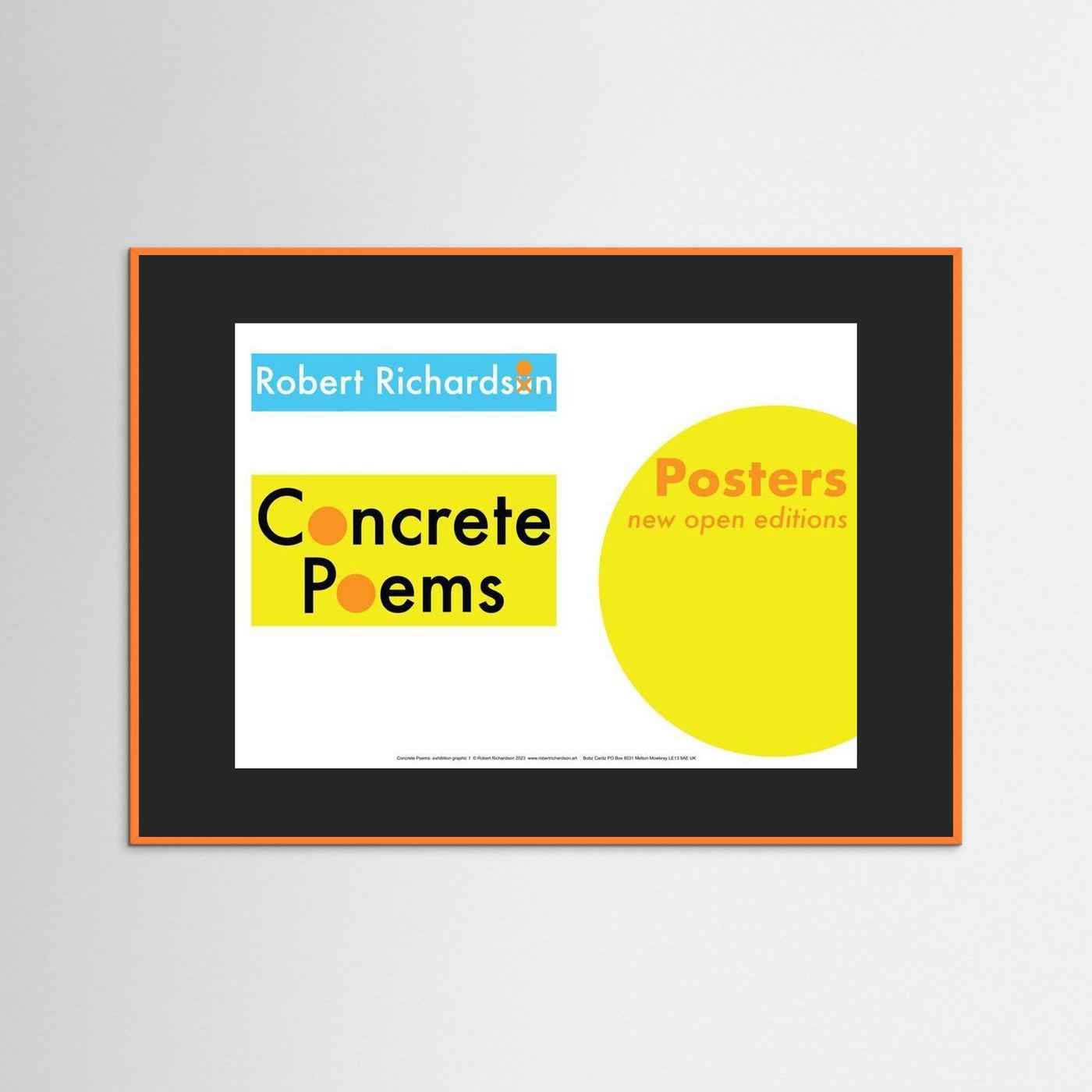 Concrete Poems: exhibition graphic 1