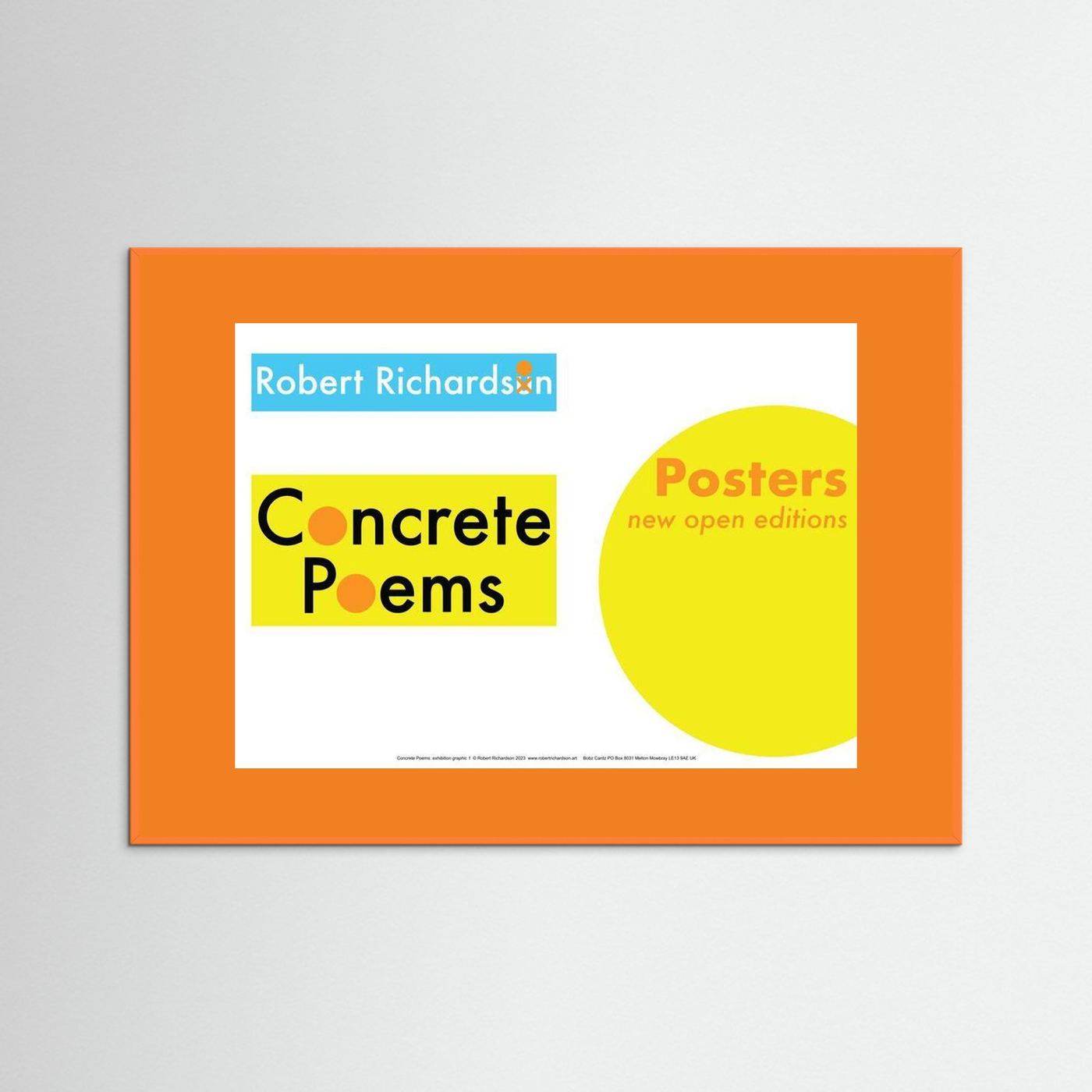 Concrete Poems: exhibition graphic 1