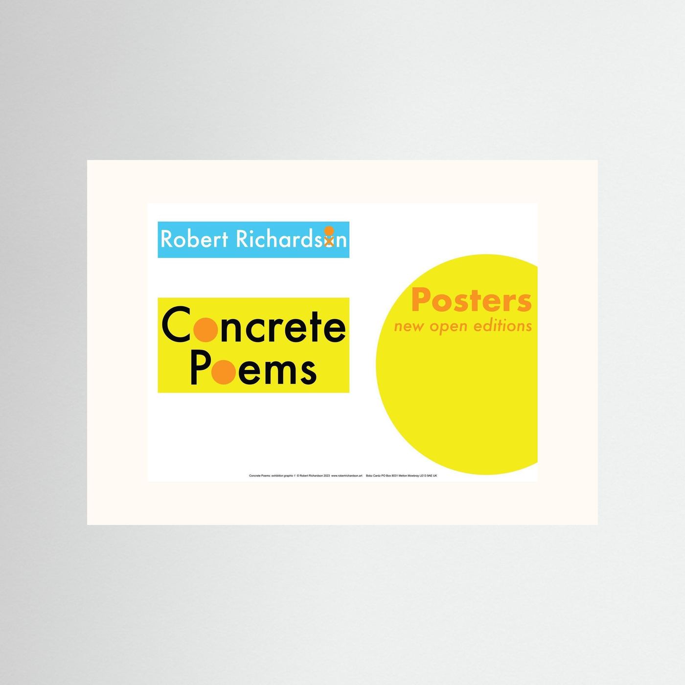 Concrete Poems: exhibition graphic 1