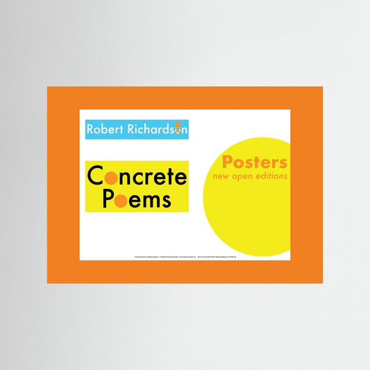 Concrete Poems: exhibition graphic 1