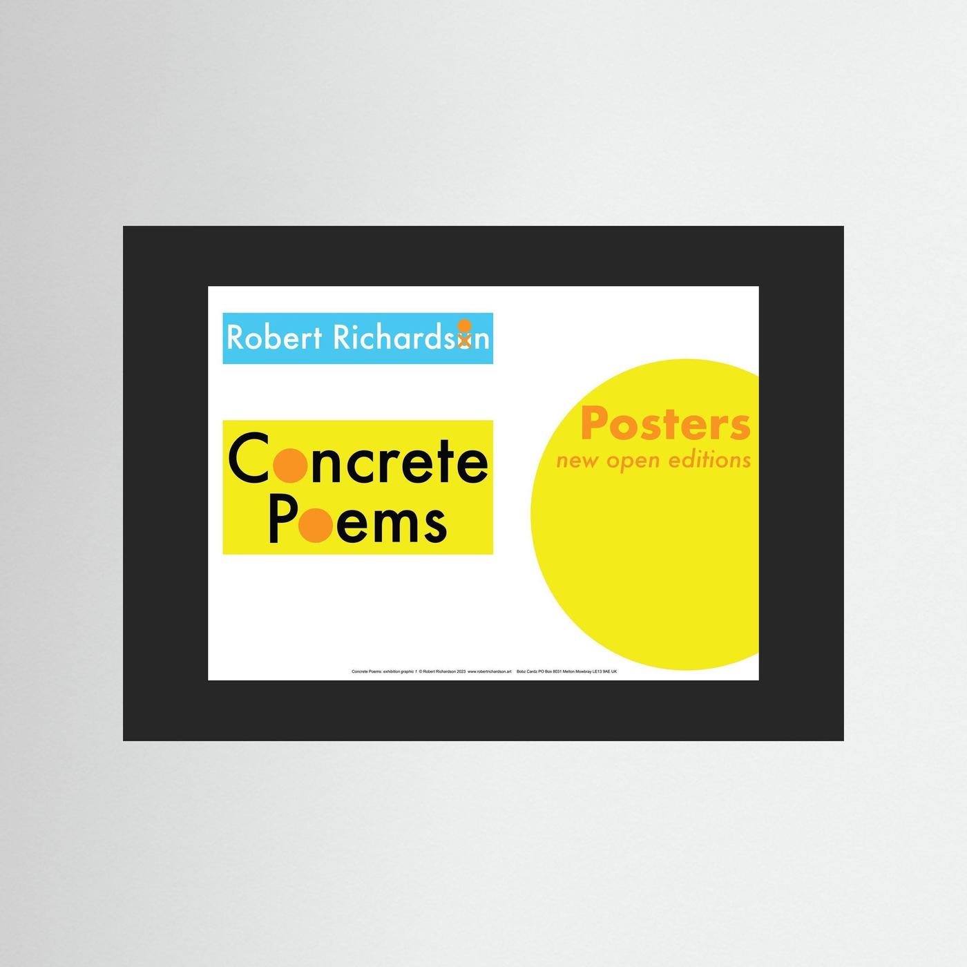 Concrete Poems: exhibition graphic 1