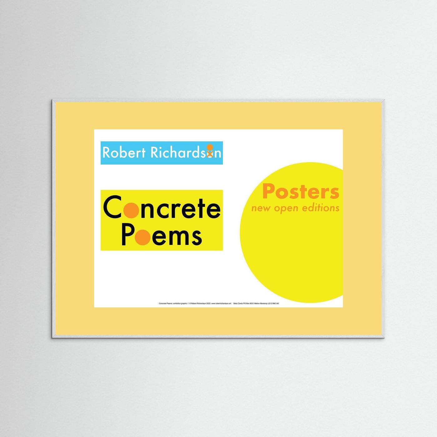 Concrete Poems: exhibition graphic 1