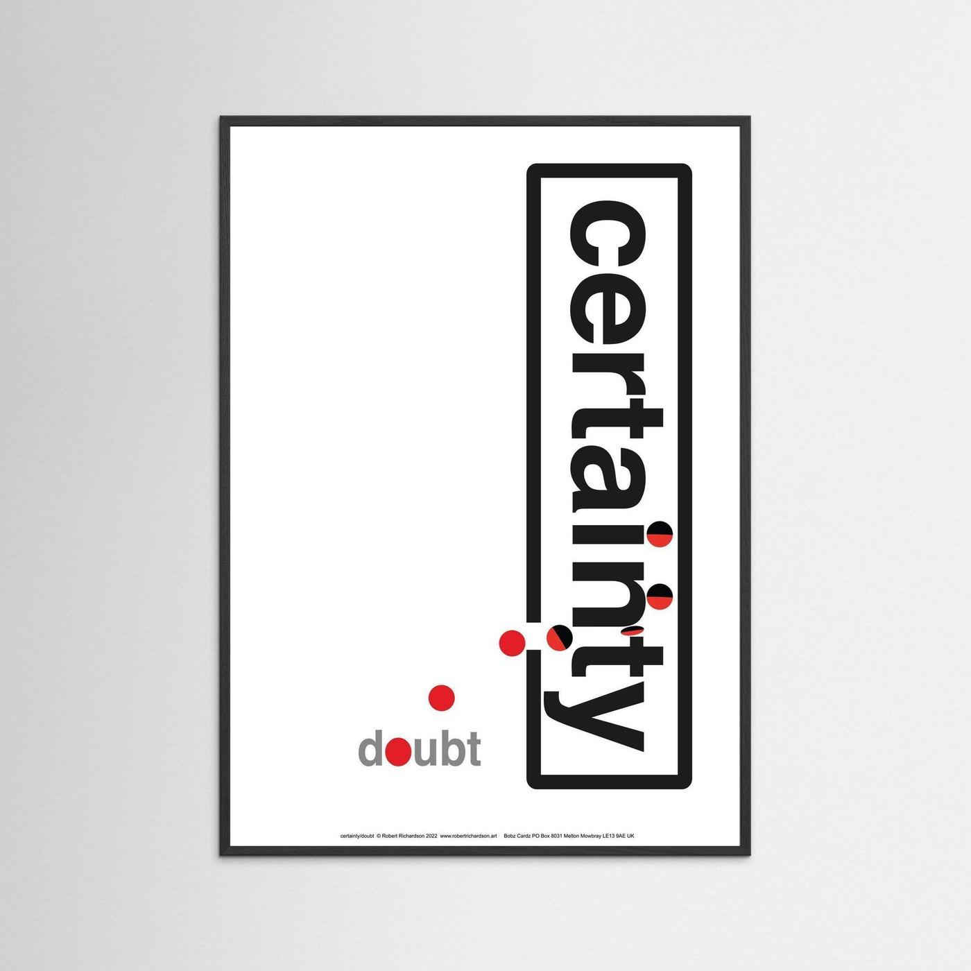 certainty/doubt