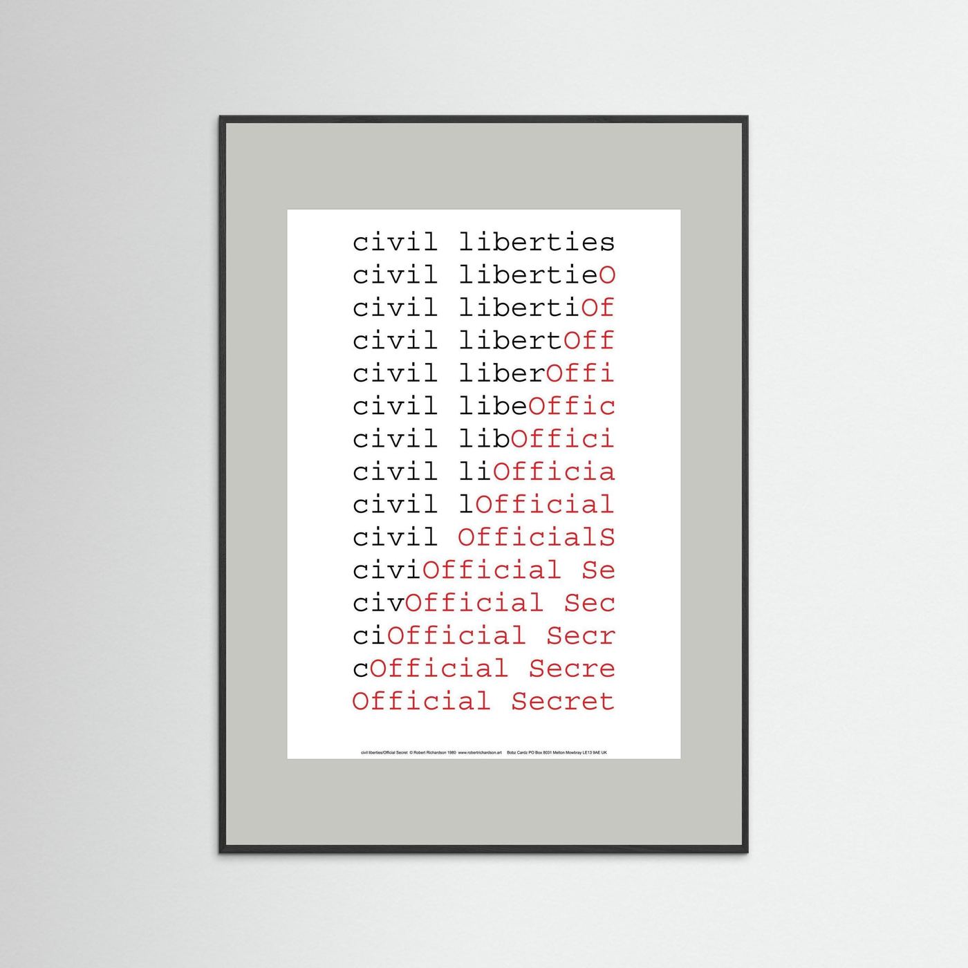 civil liberties/Official Secret