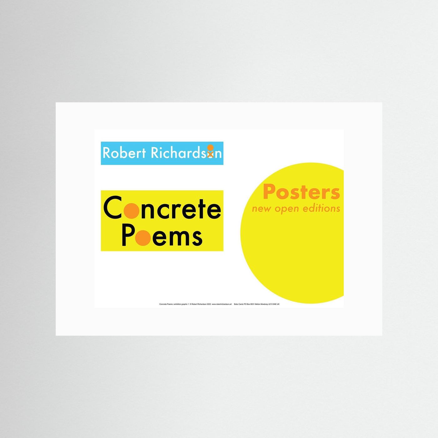 Concrete Poems: exhibition graphic 1