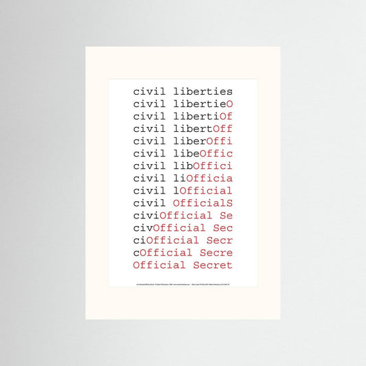 civil liberties/Official Secret