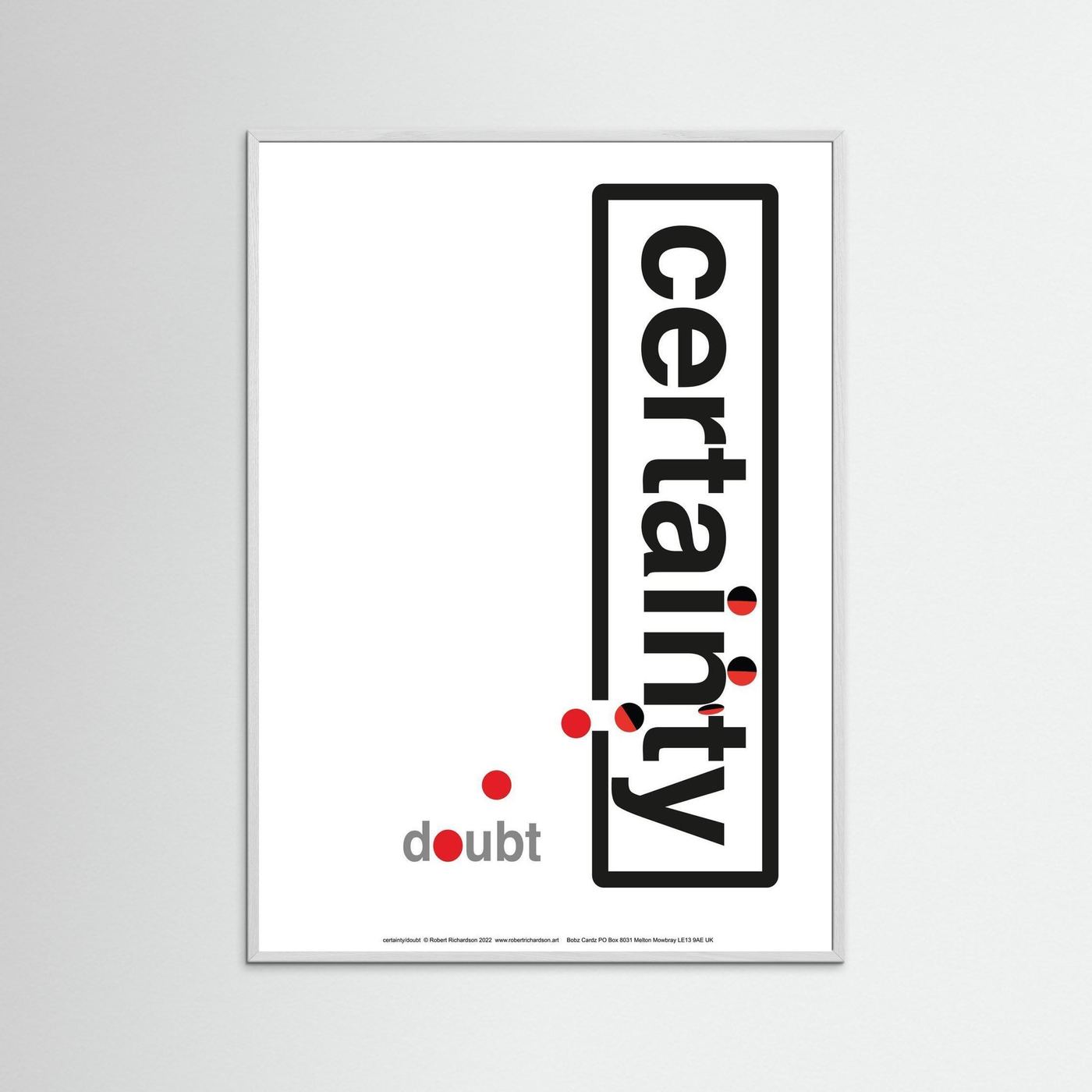 certainty/doubt