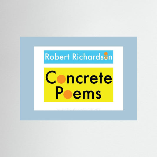 Concrete Poems: exhibition graphic 2