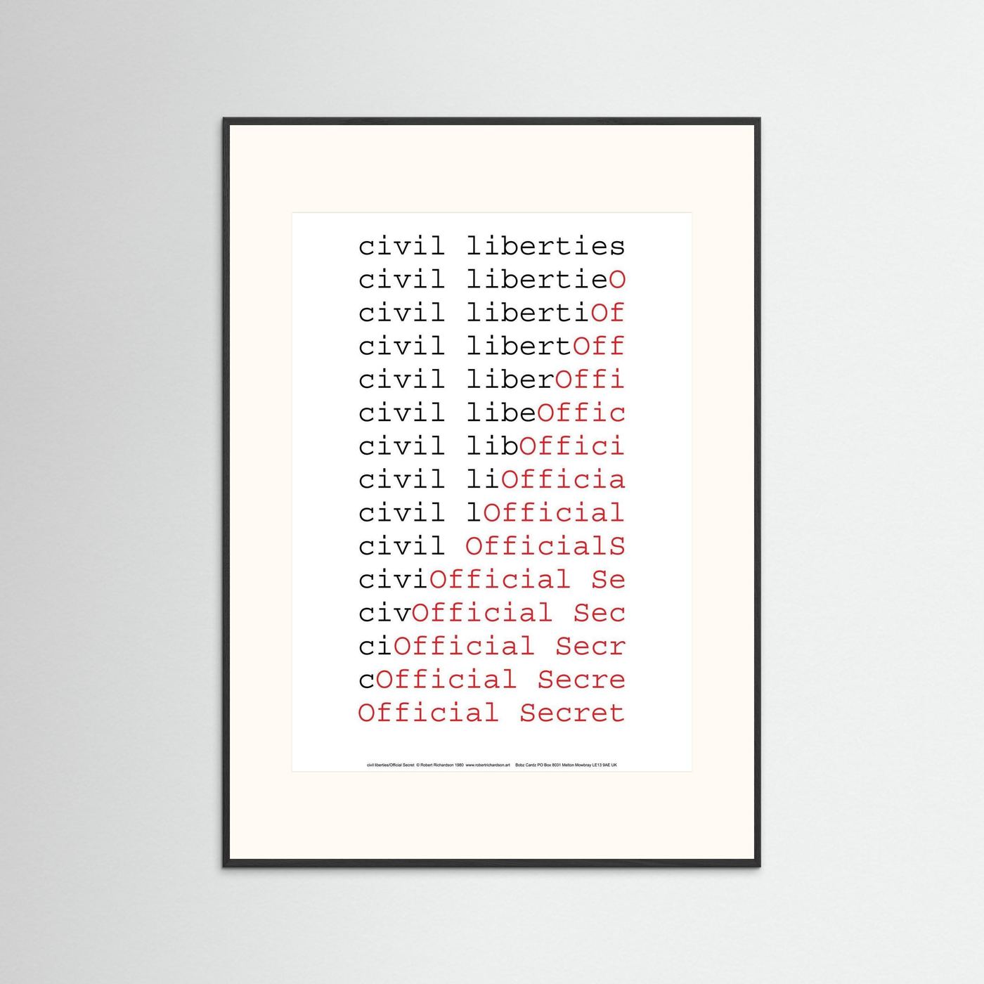 civil liberties/Official Secret