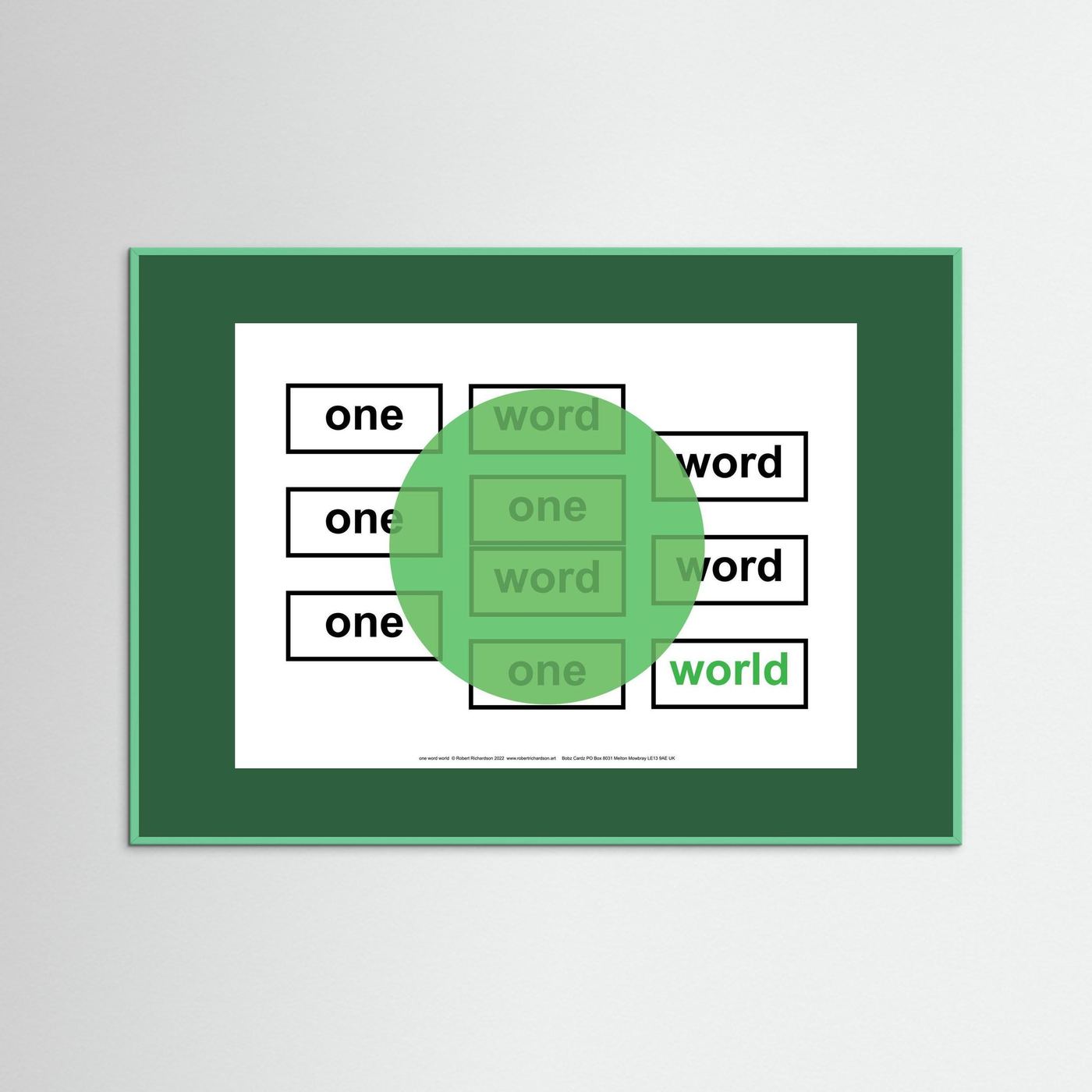 one word world