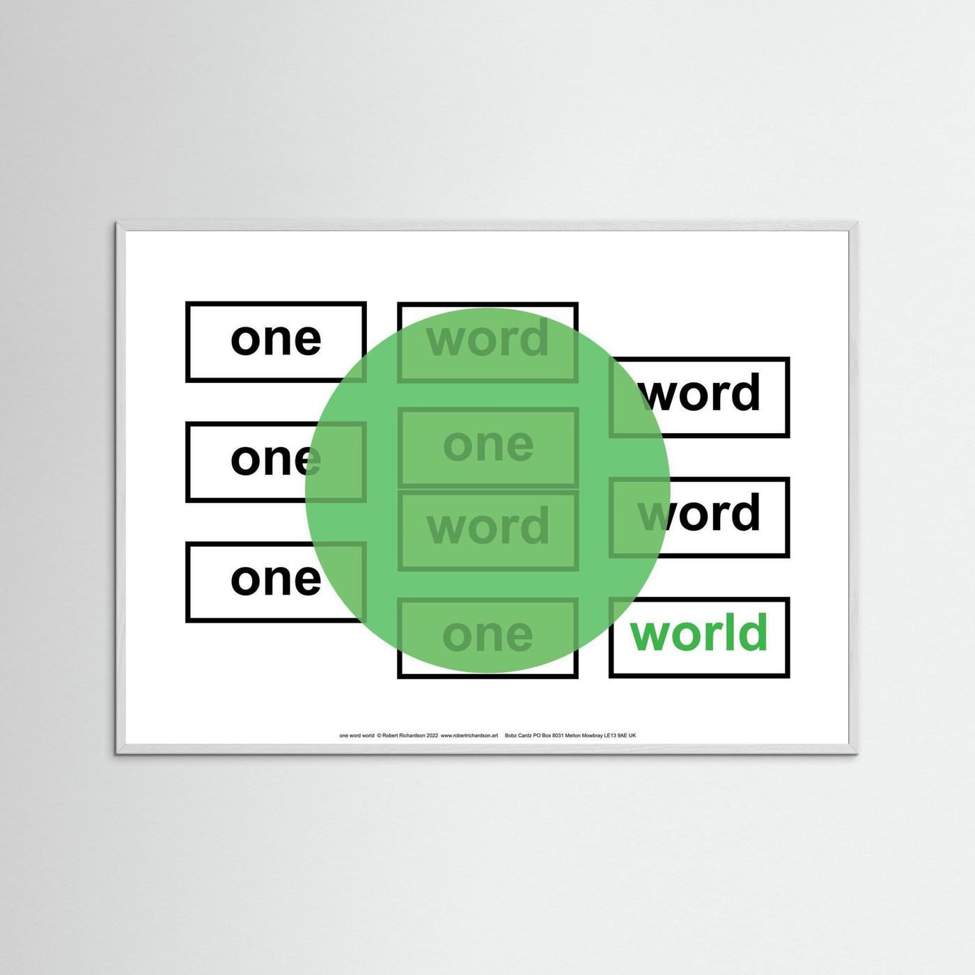 one word world