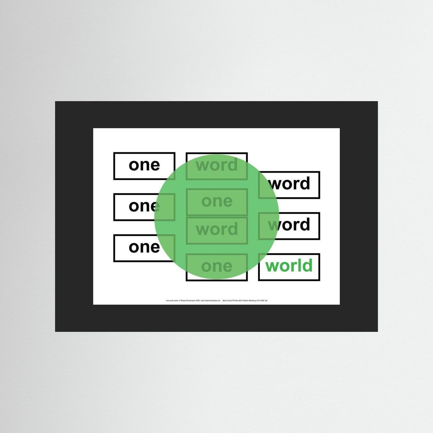 one word world