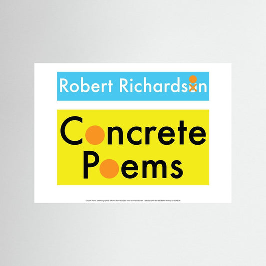 Concrete Poems: exhibition graphic 2