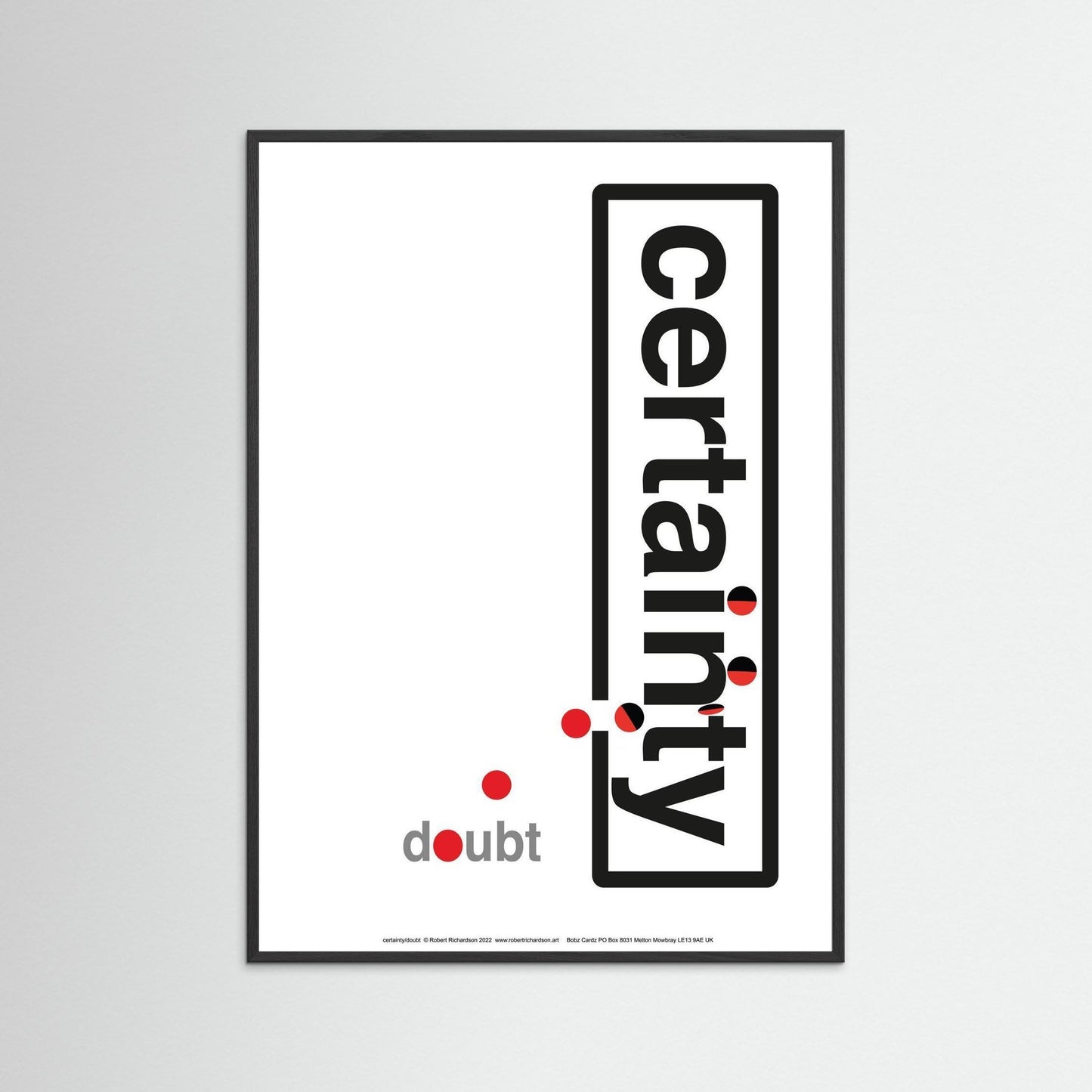 certainty/doubt