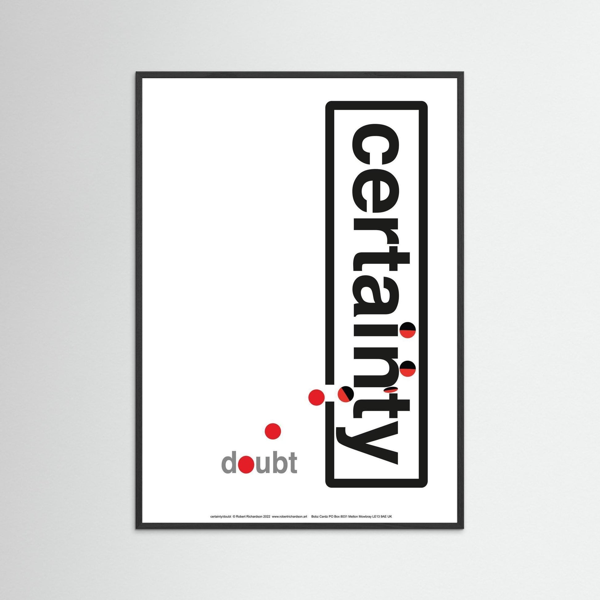 certainty/doubt
