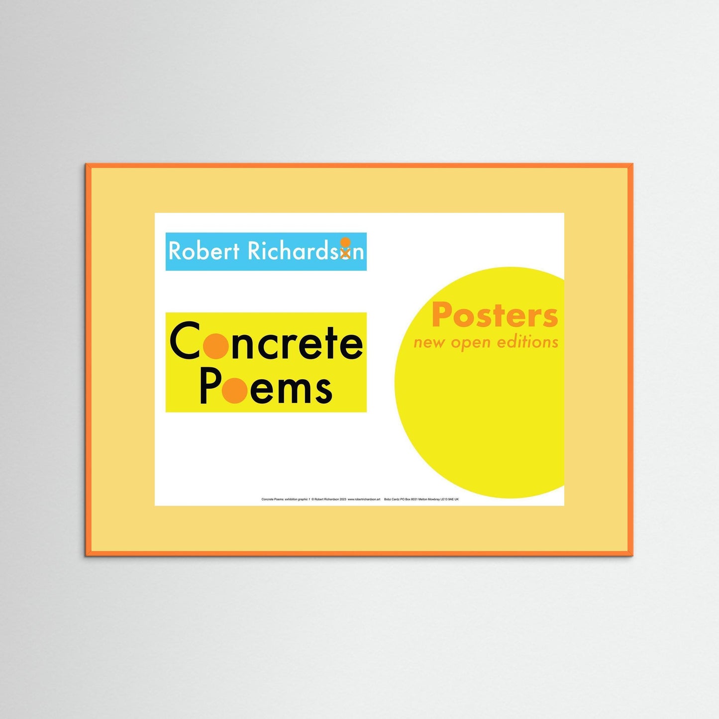 Concrete Poems: exhibition graphic 1