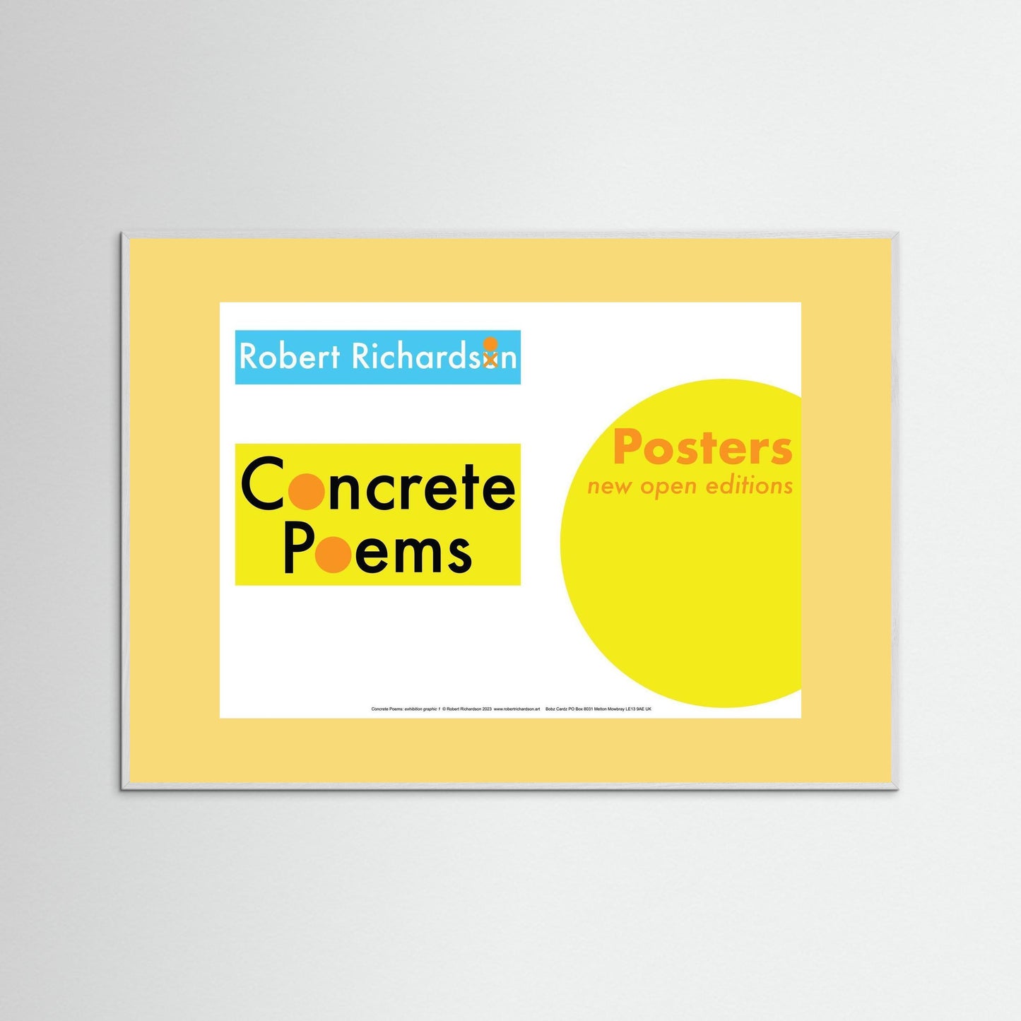 Concrete Poems: exhibition graphic 1