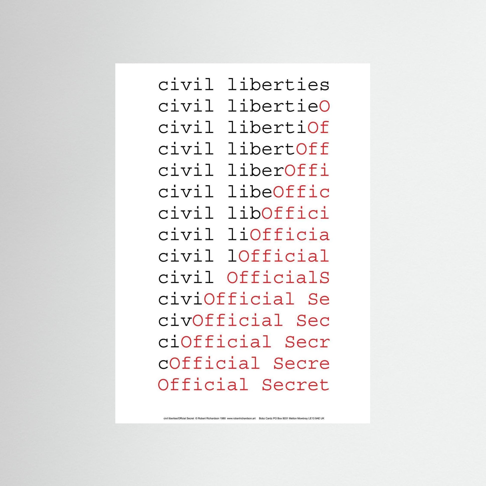 civil liberties/Official Secret