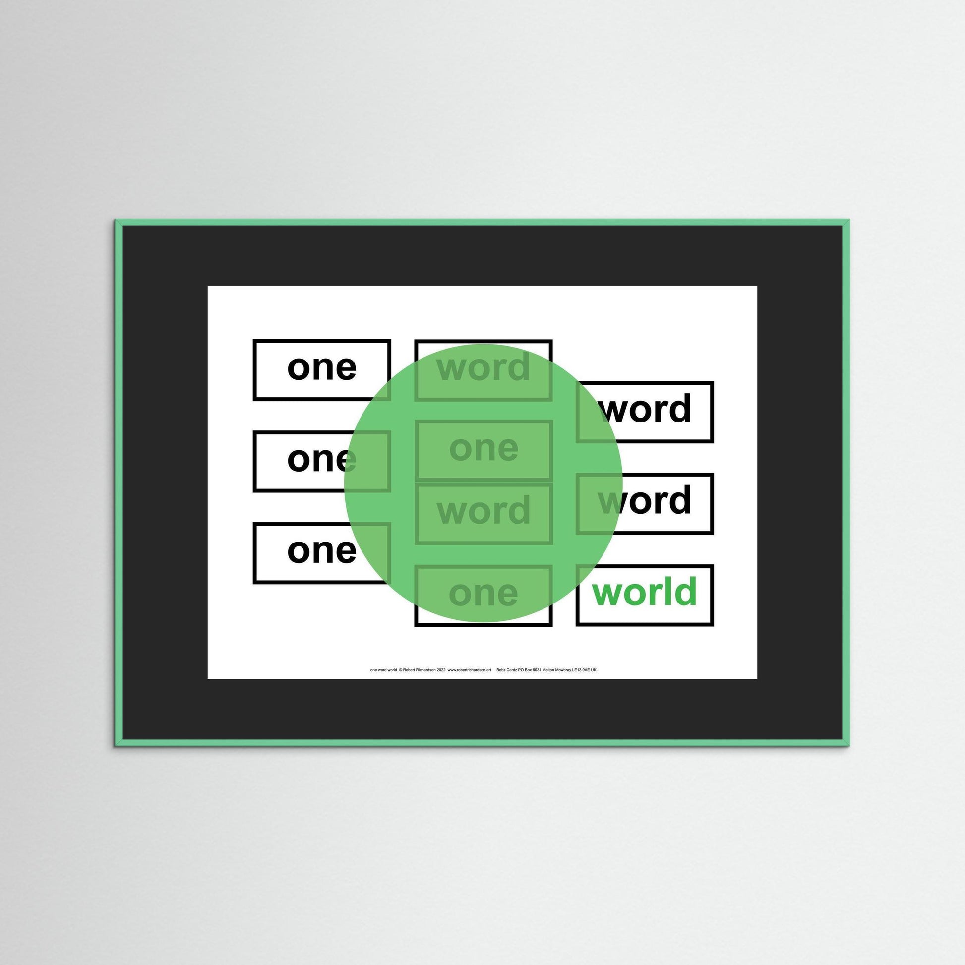 one word world