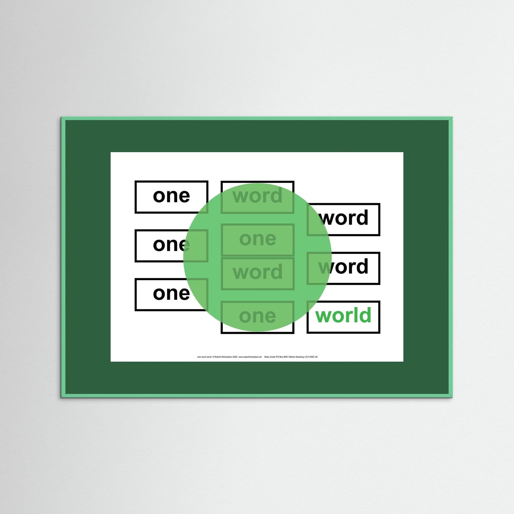 one word world