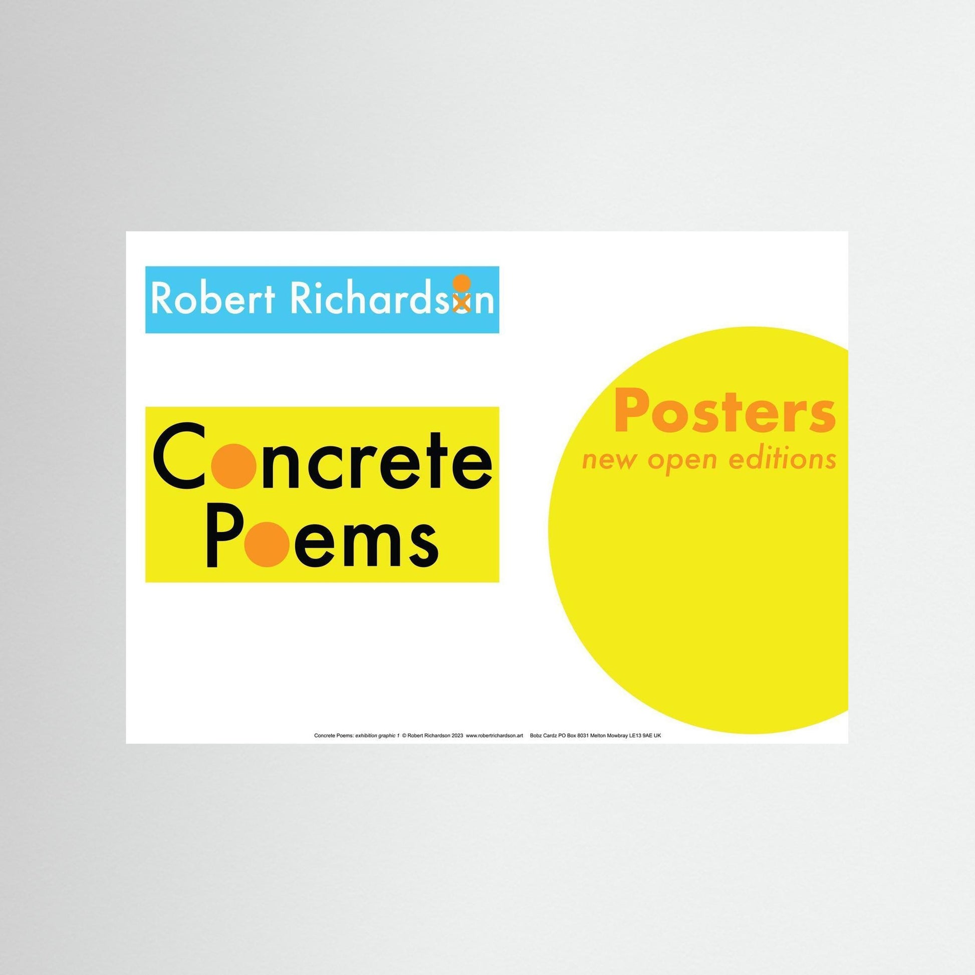 Concrete Poems: exhibition graphic 1